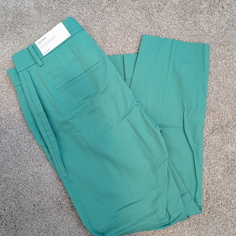 Ann Taylor Teal Ankle Pants - Picture 3 of 12